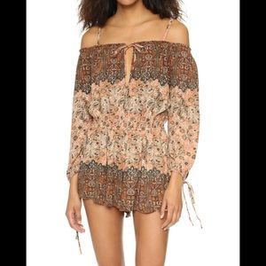 🍊Free People So Divine Off the Shoulder Romper🍊
